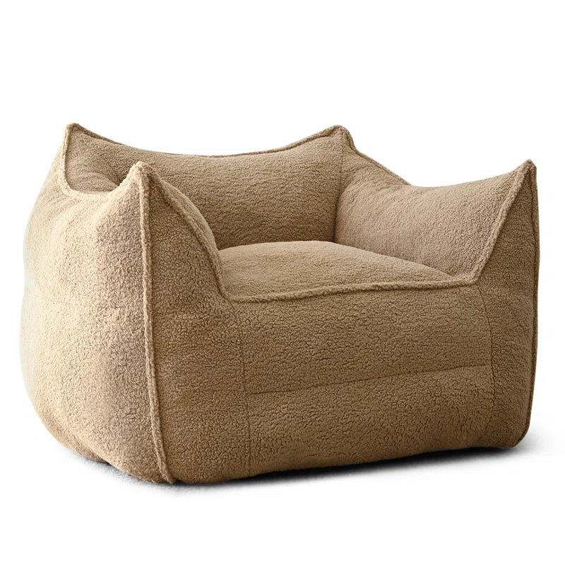 Teddy 43" Boucle Upholstered Bean Bag Couch