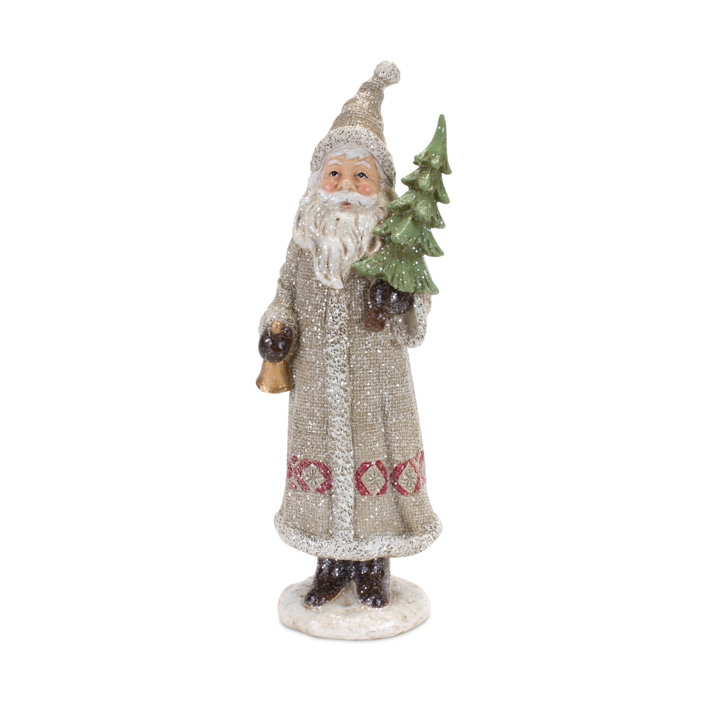 Santa (Set of 2) 13.25"H Resin