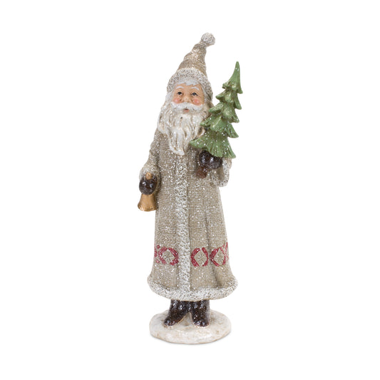 Santa (Set of 2) 13.25"H Resin