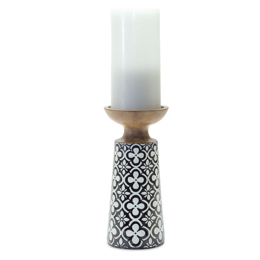 Candle Holder (Set of 2) 8.25"H, 10"H Resin