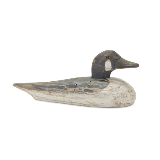 Duck Decoy (Set of 2) 9.25"L x 3.75"H, 10.75"L x 3.5"H Wood