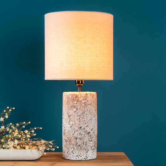 Table Lamp 23.5"H Ceramic/Linen