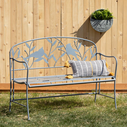 Gray Cardinal Garden Bench