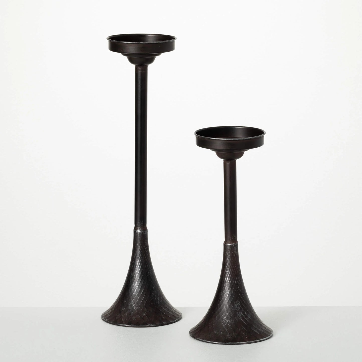 Bell-Shaped Candle Holder Set