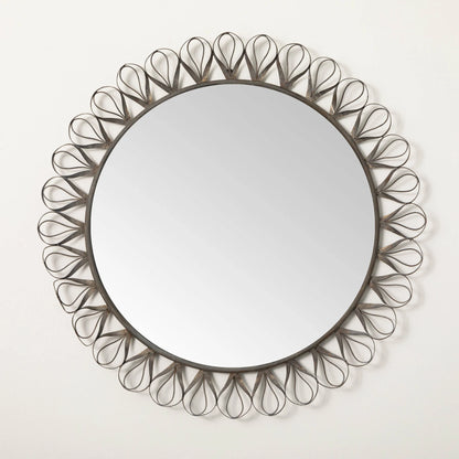 Metal Baroque Yard Wall Mirror