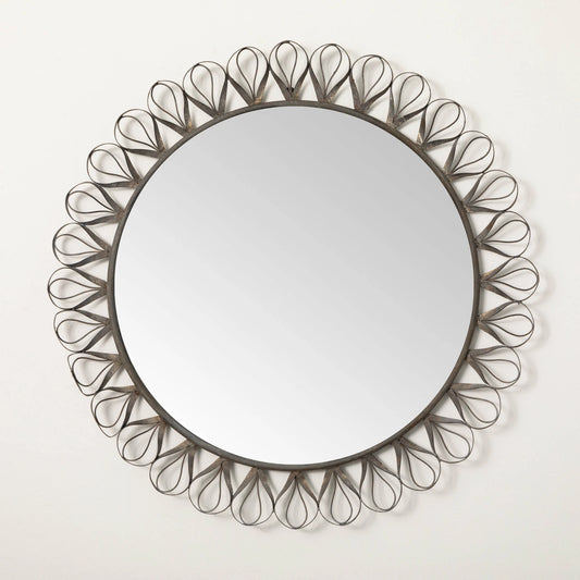 Metal Baroque Yard Wall Mirror