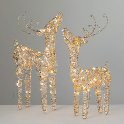 Indoor-Outdoor LED Reindeers