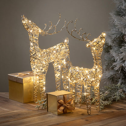 Indoor-Outdoor LED Reindeers